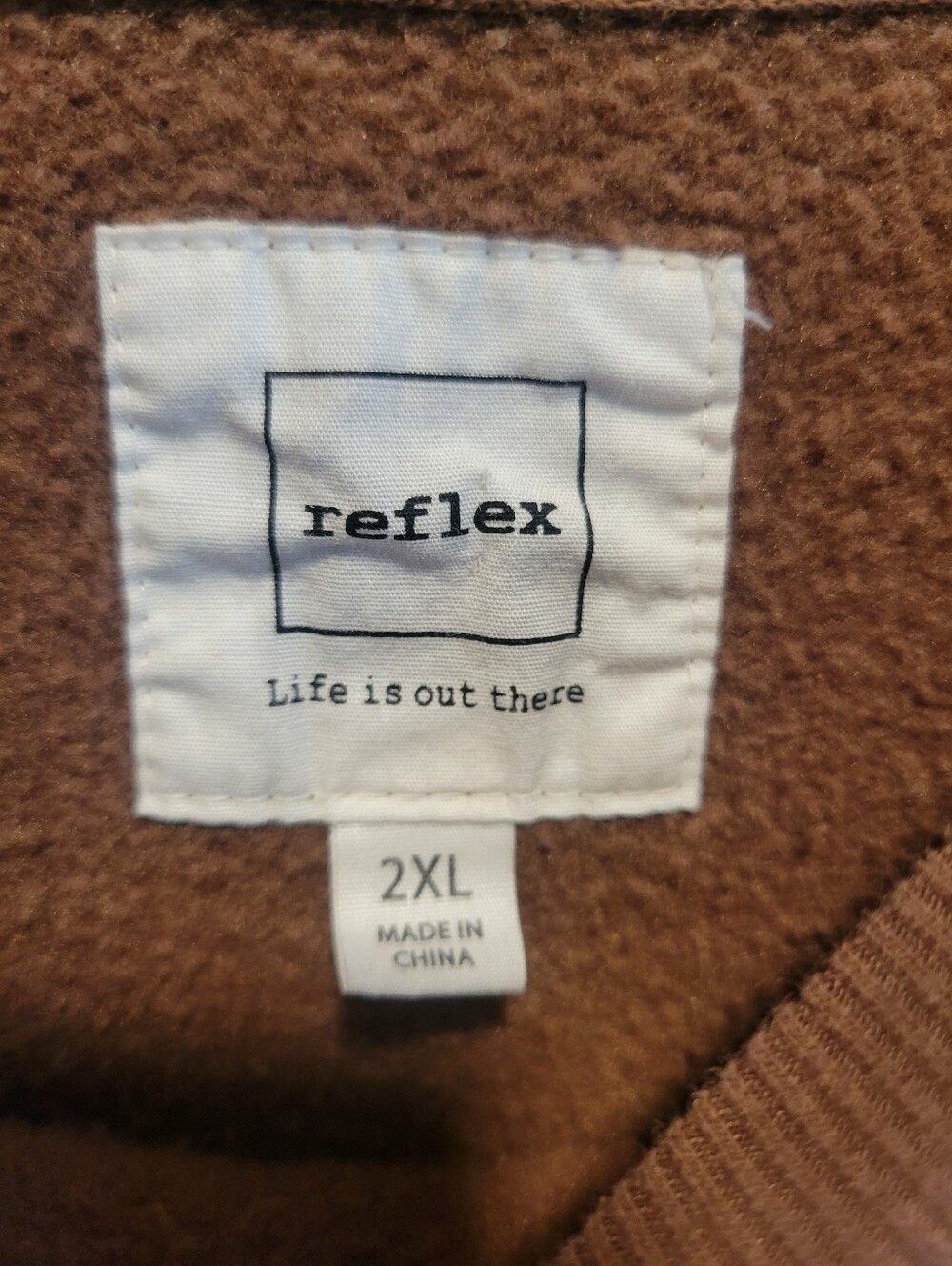 Reflex Embroidered Butterfly Brown Sweatshirt Womens 2XL Casual Fall Comfy - Picture 5 of 11